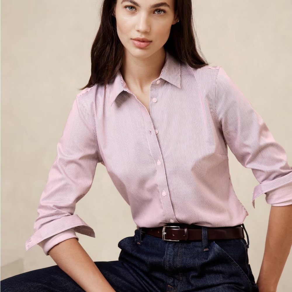 Brand new button down top